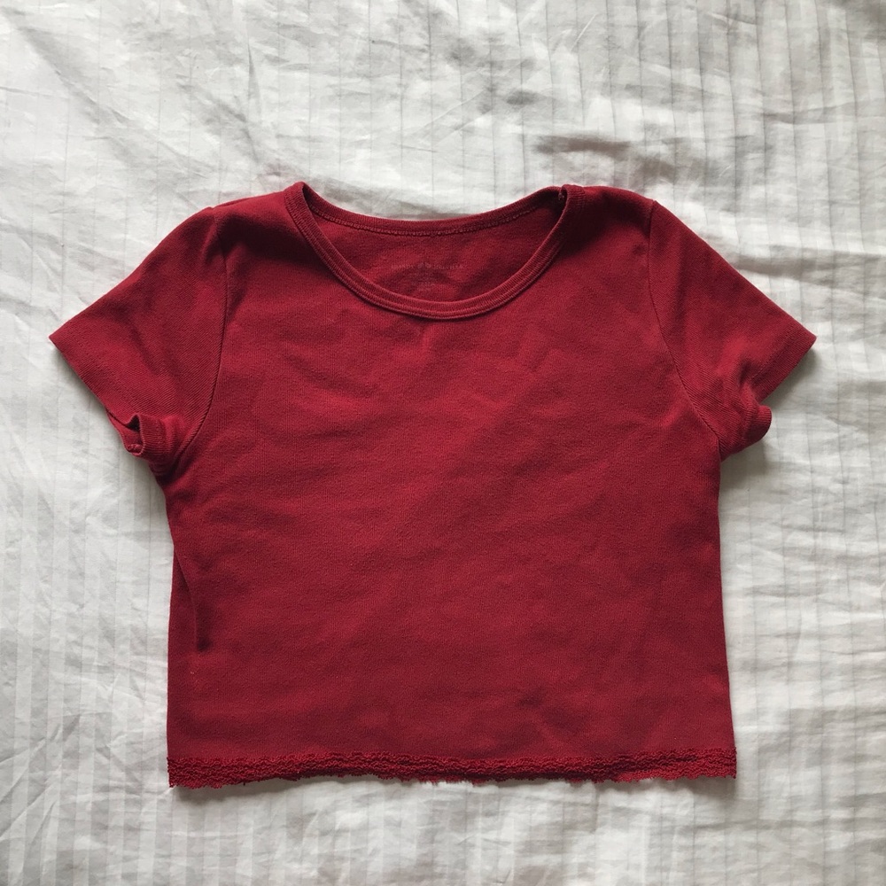 brandy melville lace ashlyn top